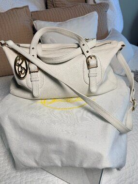 TOTE BAG - WHITE ONNA EHRLICH DERIN CONVERTIBLE BAG